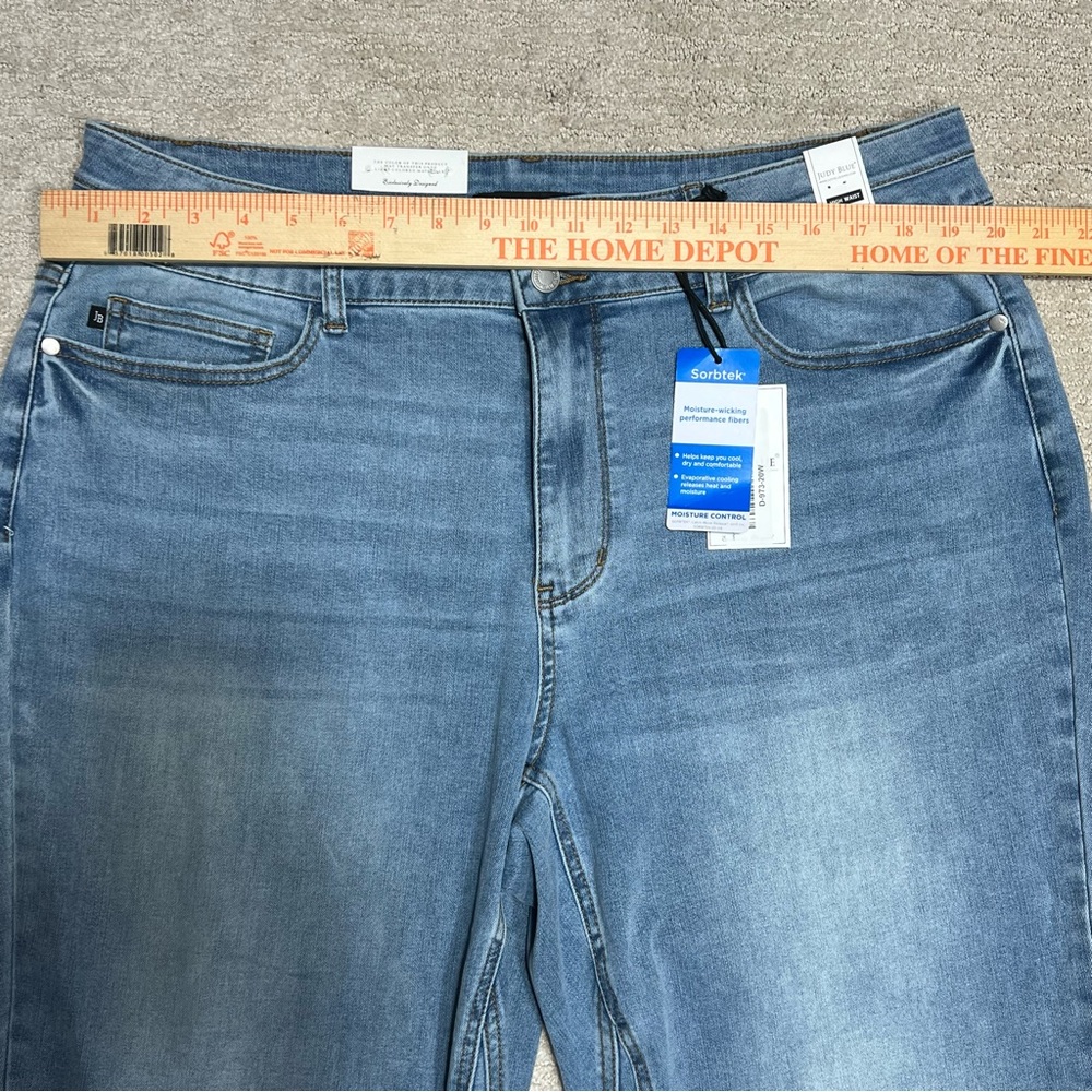 Judy Blue Jeans Womens 20W Wide Leg Crop Capri Stretch Style JB88616 New W/flaw - Picture 8 of 13